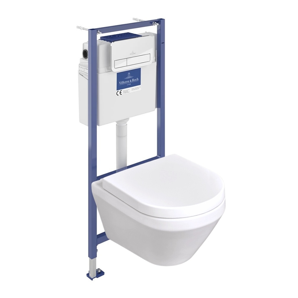 Architectura Twistflush Wall Hung Toilet chrome Flush plate pack 4694c001